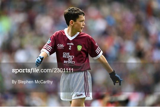 INTO Cumann na mBunscol GAA Respect Exhibition Go Games at GAA All-Ireland Senior Football Championship Final