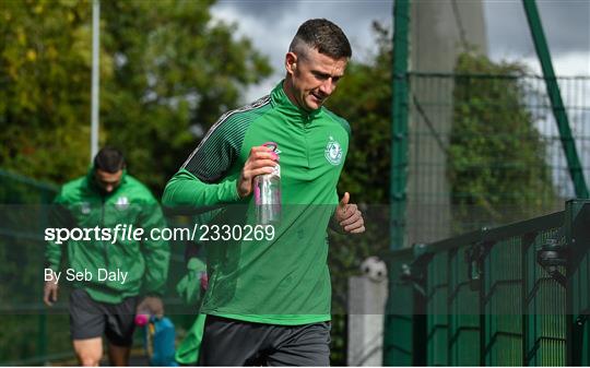 Shamrock Rovers Squad Training Session and Media Conference