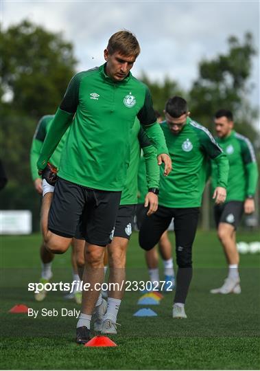 Shamrock Rovers Squad Training Session and Media Conference