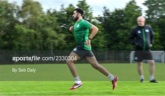 Shamrock Rovers Squad Training Session and Media Conference