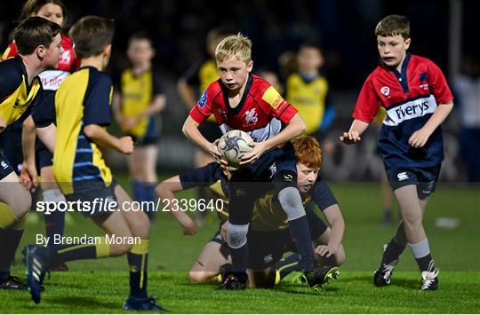 Half-time Minis at Leinster v Benetton - United Rugby Championship