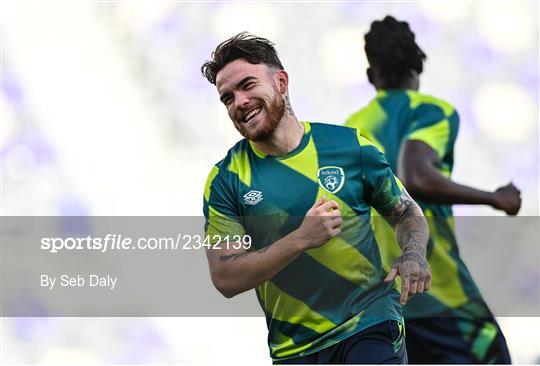 Republic of Ireland U21 Press Conference and Training Session