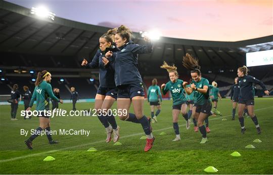 Republic of Ireland Women Press Conference and Training Session