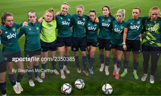 Republic of Ireland Women Press Conference and Training Session