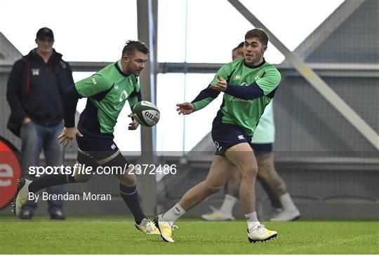 Ireland Rugby Squad Training and Media Conference