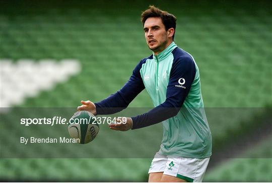 Ireland Rugby Captain's Run and Media Conference