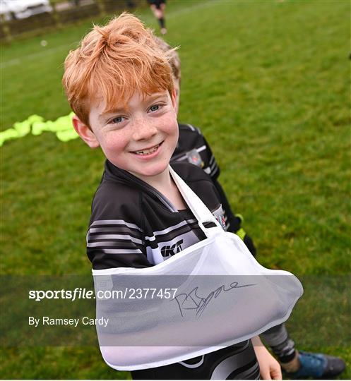 Leinster Rugby Players Join Dundalk RFC Minis for Their Training Session