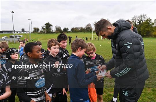 Leinster Rugby Players Join Dundalk RFC Minis for Their Training Session