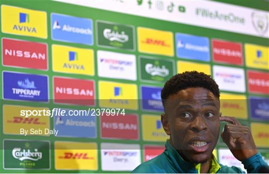 Republic of Ireland Training Session and Media Conference