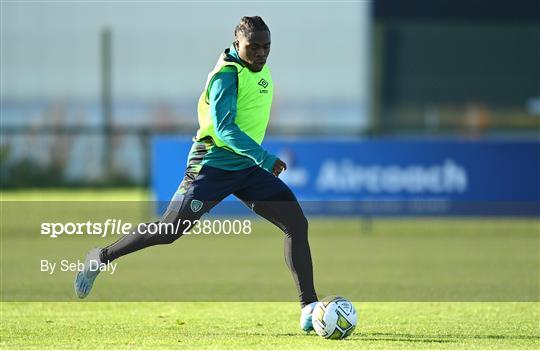 Republic of Ireland Training Session and Media Conference