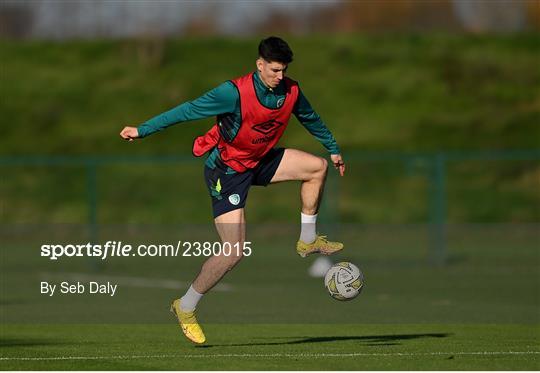 Republic of Ireland Training Session and Media Conference