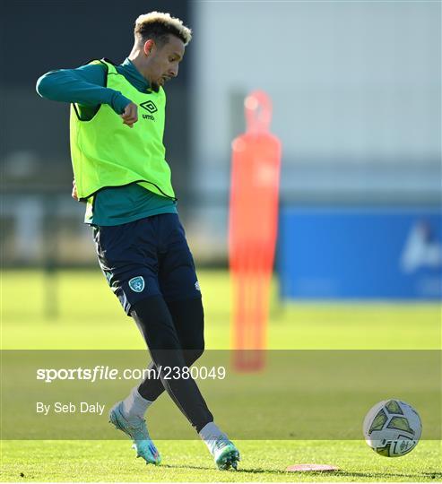 Republic of Ireland Training Session and Media Conference