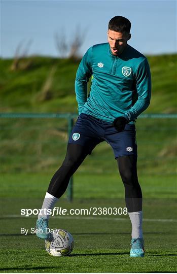 Republic of Ireland Training Session and Media Conference