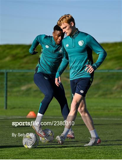 Republic of Ireland Training Session and Media Conference