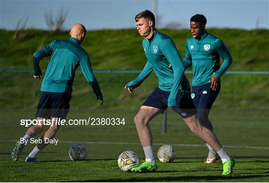 Republic of Ireland Training Session and Media Conference