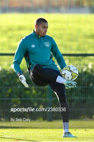 Republic of Ireland Training Session and Media Conference