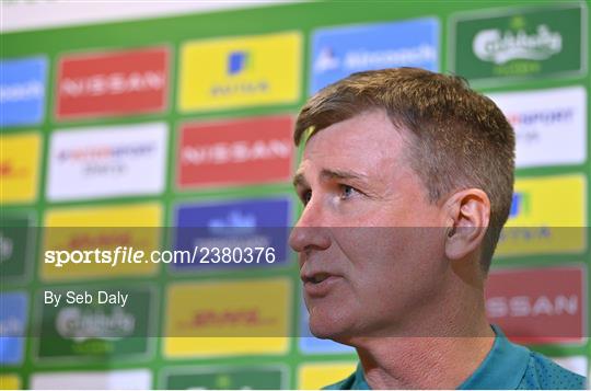 Republic of Ireland Training Session and Media Conference