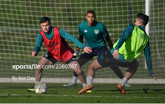 Republic of Ireland Training Session and Media Conference