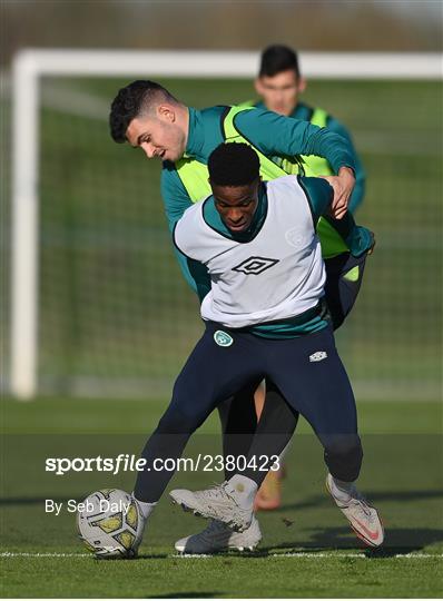 Republic of Ireland Training Session and Media Conference