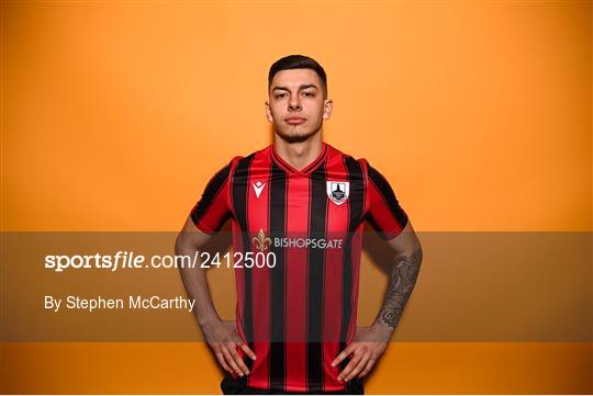 Longford Town FC Squad Portraits 2023