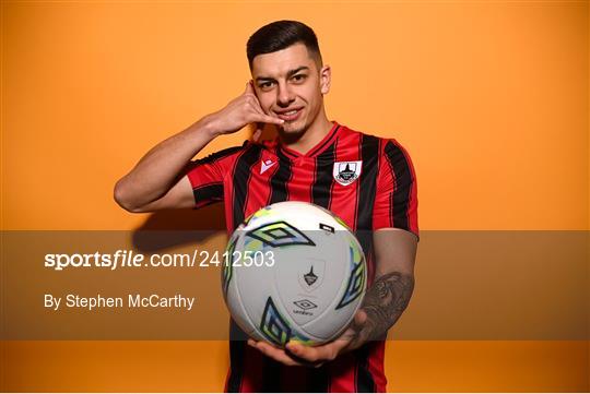 Longford Town FC Squad Portraits 2023