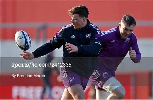 Munster Rugby Squad Training