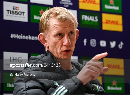 Leinster Rugby Captain's Run & Media Conference