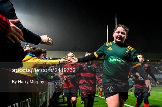 Bank of Ireland Half-Time Minis at Leinster v Cardiff - United Rugby Championship