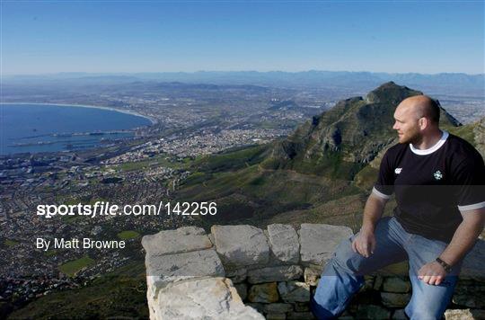 Ireland Rugby Team visit Table Mountain