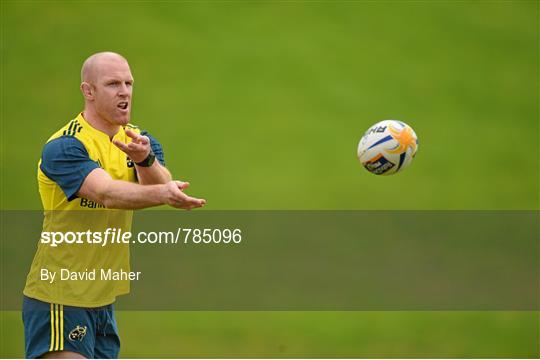 Munster Rugby Squad Training - Tuesday 20th August