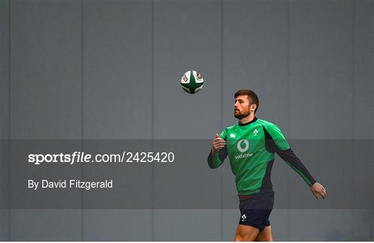 Ireland Rugby Squad Training and Media Conference