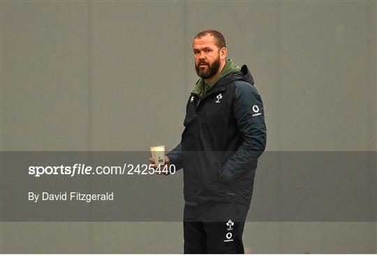 Ireland Rugby Squad Training and Media Conference