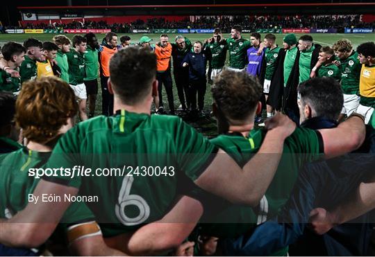 Ireland v France - U20 Six Nations Rugby Championship