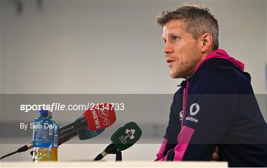 Ireland Rugby Media Conference