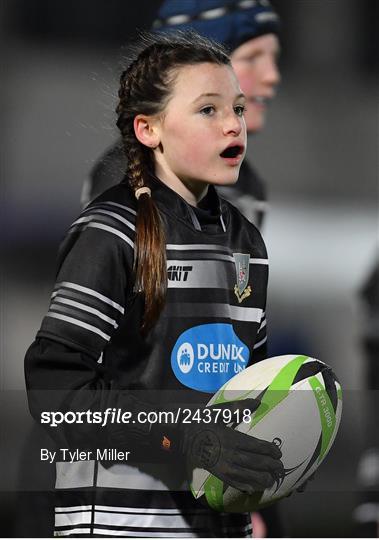 Bank of Ireland Half-Time Minis at Leinster v Dragons - United Rugby Championship