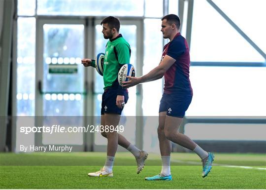 Ireland Rugby Squad Training and Media Conference