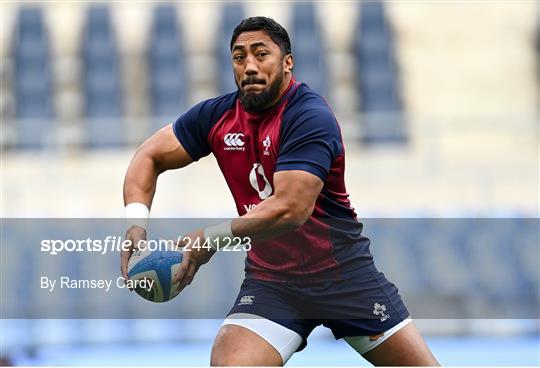 Ireland Rugby Captain's Run and Media Conference