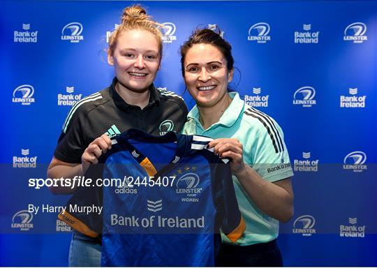 Leinster Rugby Women’s Cap and Jersey Presentation