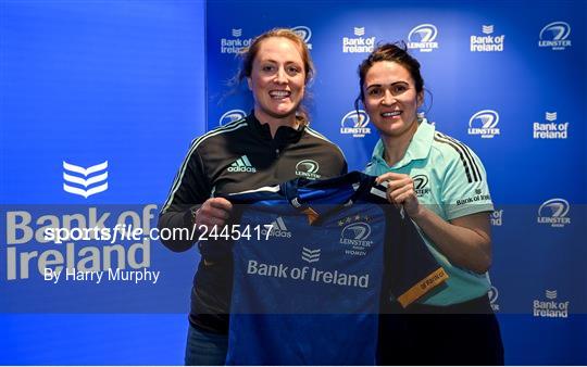 Leinster Rugby Women’s Cap and Jersey Presentation