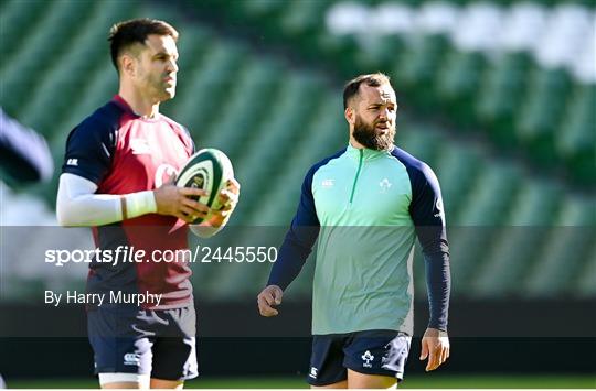 Ireland Rugby Open Training and Media Conference