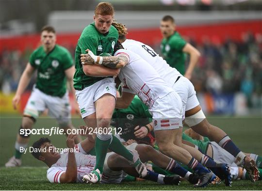 Ireland v England - U20 Six Nations Rugby Championship