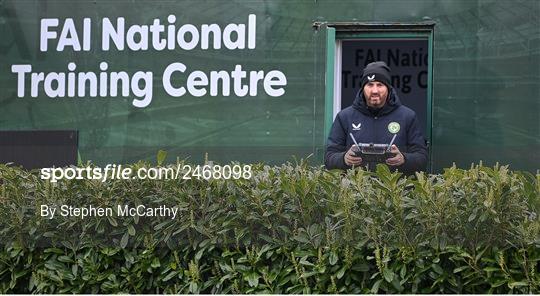 Republic of Ireland Training Session and Press Conference