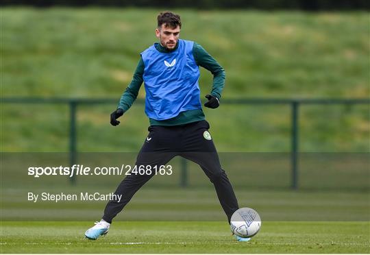 Republic of Ireland Training Session and Press Conference