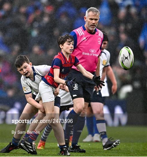 Bank of Ireland Half-time Minis at Leinster v Ulster - Heineken Champions Cup Round of 16