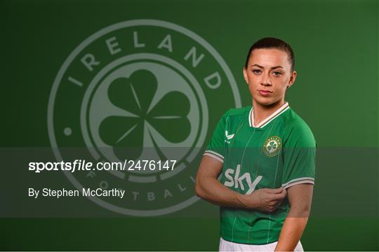 Republic of Ireland Women Squad Portraits