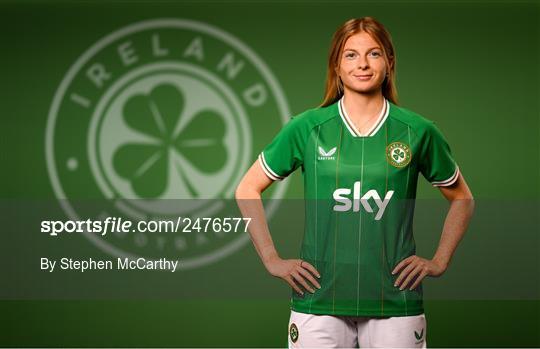 Republic of Ireland Women Squad Portraits