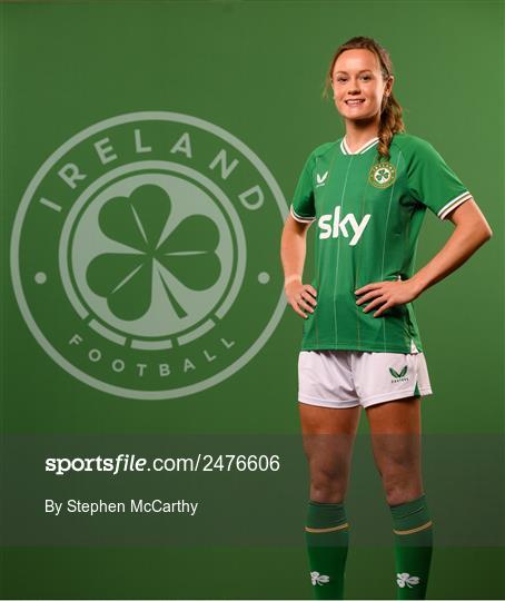 Republic of Ireland Women Squad Portraits