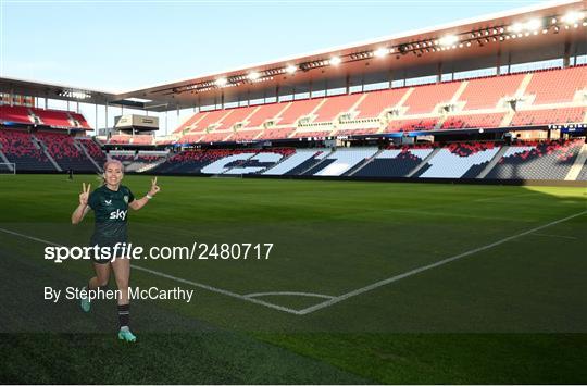 Republic of Ireland Women Press Conference and Training Session