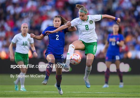 USA v Republic of Ireland - Women's International Friendly