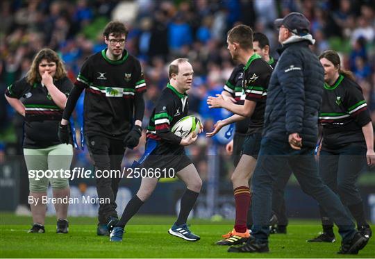 Bank of Ireland Half-Time Minis at Leinster v Cell C Sharks - United Rugby Championship Quarter-Final